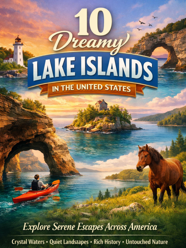 10 Dreamy Lake Islands in the United States