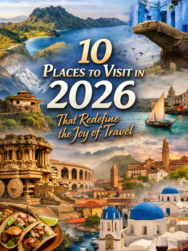 10 Places to Visit in 2026 That Redefine the Joy of Travel
