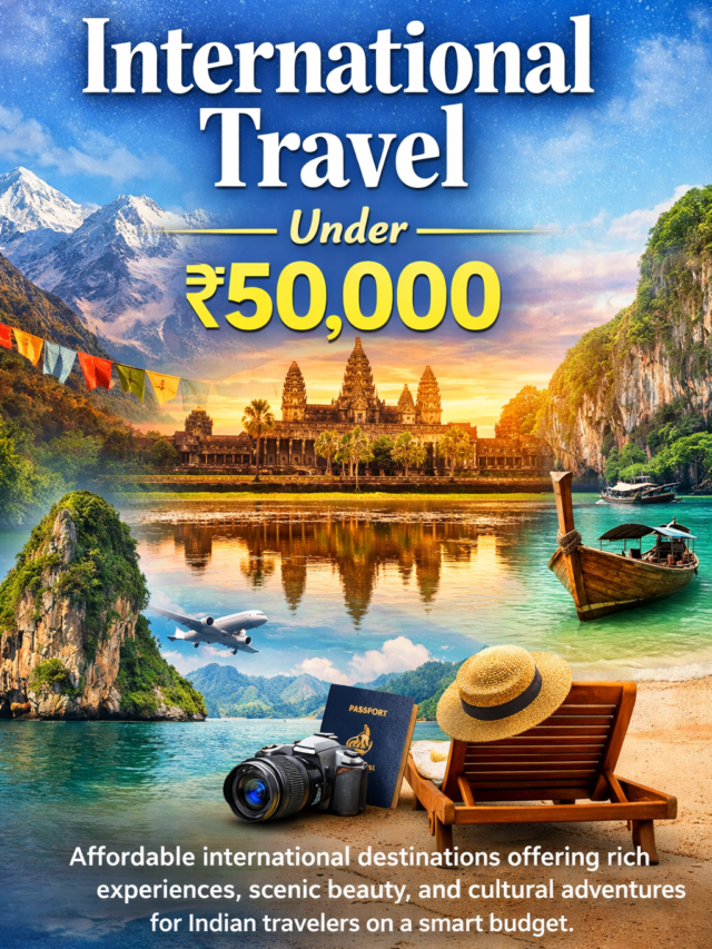 International Travel Under ₹50,000