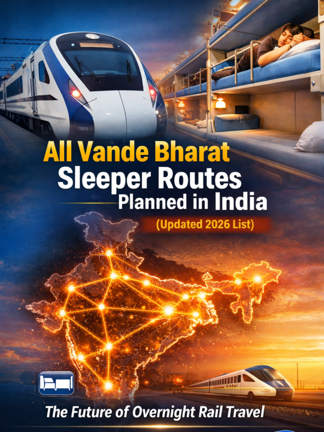All Vande Bharat Sleeper Routes Planned in India (Updated 2026 List)