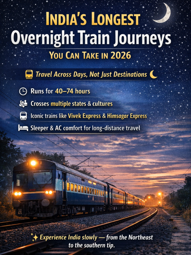 India’s Longest Overnight Train Journeys