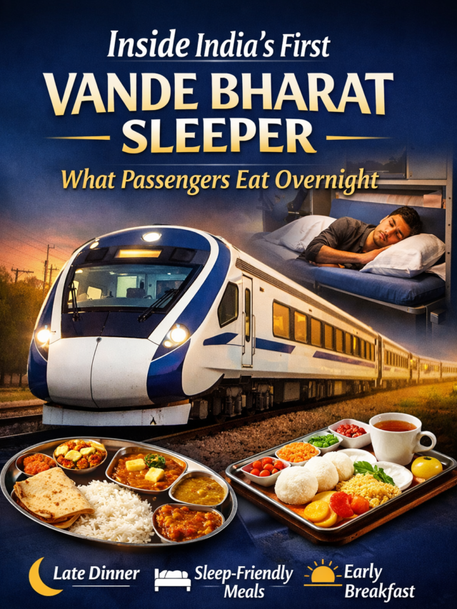 Inside India’s First Vande Bharat Sleeper: What Passengers Eat Overnight