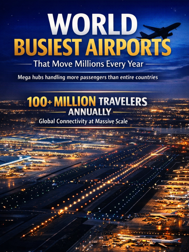 World Busiest Airports That Move Millions Every Year