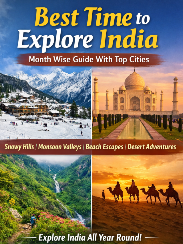 Best Time to Explore India: Month Wise Guide With Top Cities