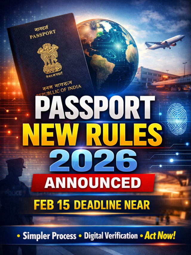 Passport New Rules 2026 Announced, Feb 15 Deadline Near