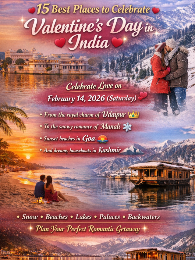 15 Best Places to Celebrate Valentines Day in India
